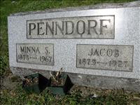 Penndorf, Jacob and Minna S